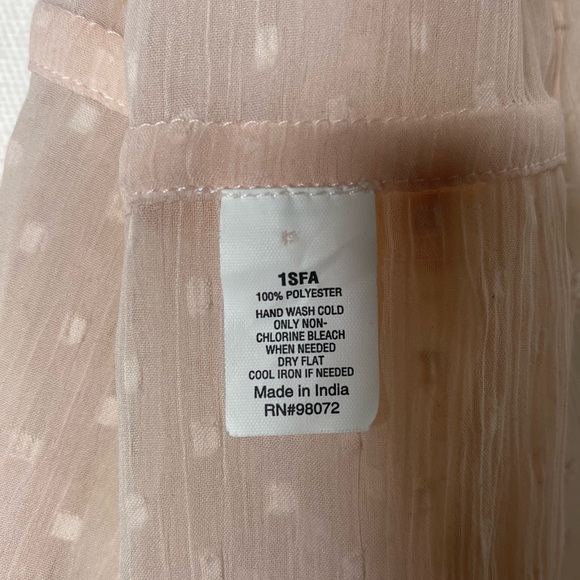 CEJON Light Pink Infinity Scarf with Embroidered Dots - Picture 4 of 5